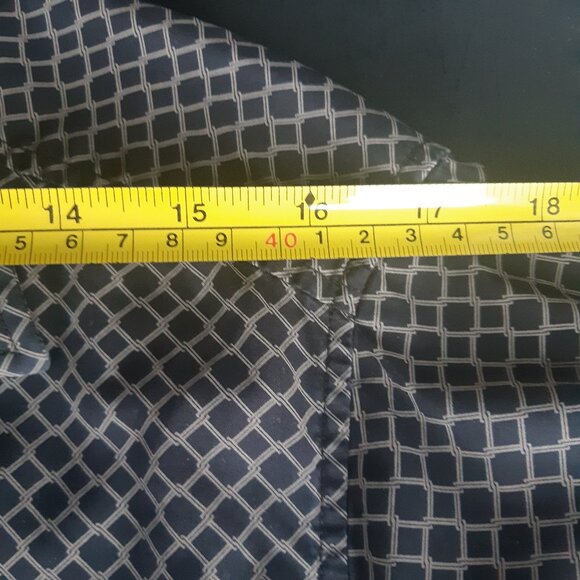 ⚡️BUY 3 for $55⚡️ SZ M Slim Fit Black Print 100% Men's Cotton Shirt - Picture 11 of 15